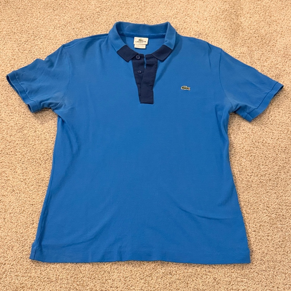 Lacoste Men's Polo Shirt in Vibrant Blue